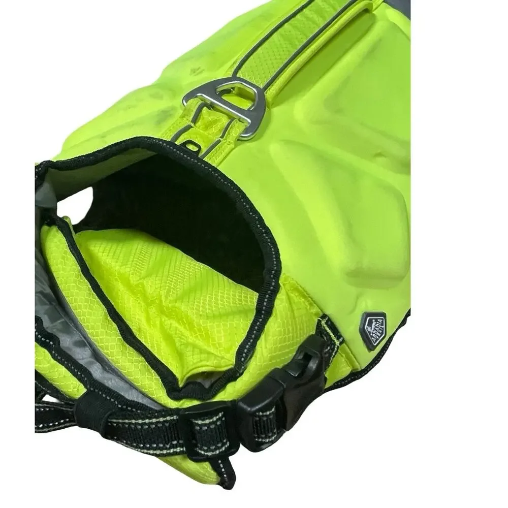 Arcadia Trail High Visibility Dog Life Jacket Flotation Aid Yellow Large